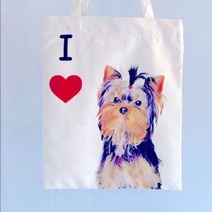 Yorkshire Terrier Art Canvas Bag